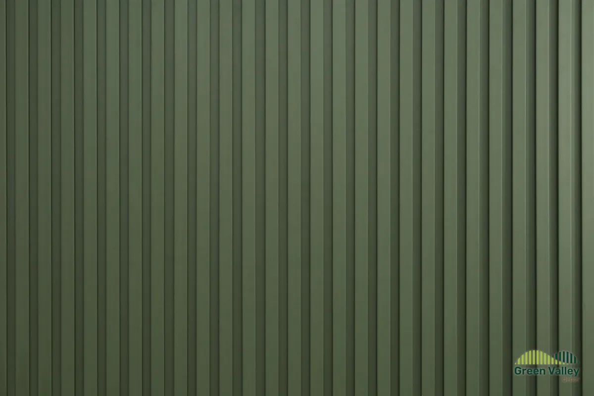 Painel Ripado Eucalipto Hunter Green 60mmx20mmx2700mm